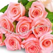 Букет розовых роз 2